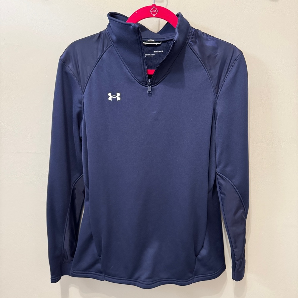 Under Armour Navy Quarter-Zip Pullover